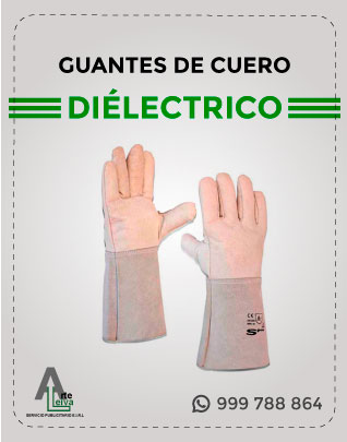 guantes de cuero dielectrico | arte leiva