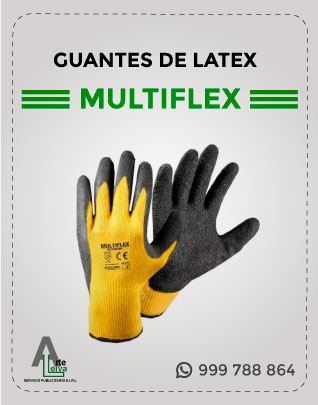 guantes de latex multiflex | arte leiva