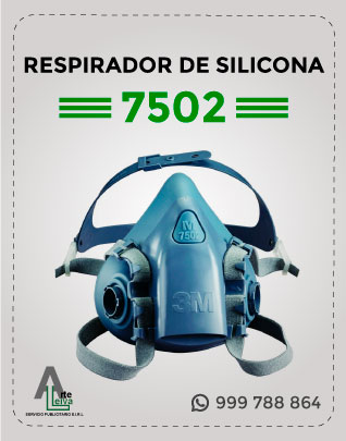 respirador de silicona 7502 | arte leiva